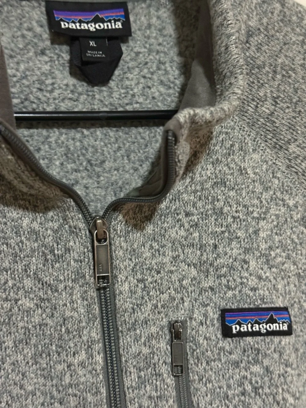 Patagonia Mens Better Sweater full Zip Jacket - Gray - XL
